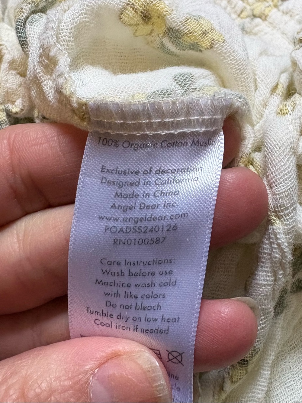 Angel Dear | Cream Floral Buttercup Bouquet Bubble | 6-12M - Picture 7 of 8